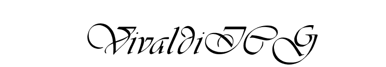 VivaldiICG font preview