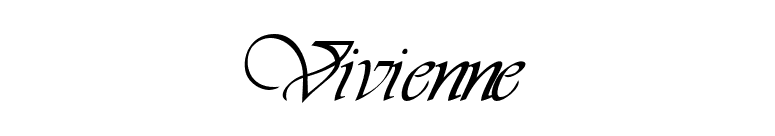 Vivienne font preview
