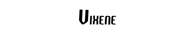 Vixene font preview