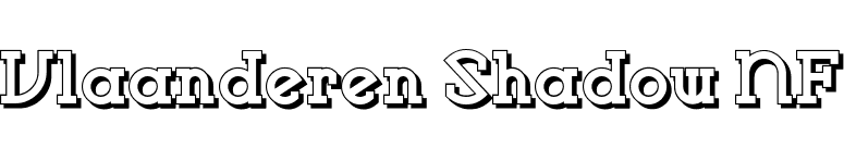 Vlaanderen Shadow NF font preview