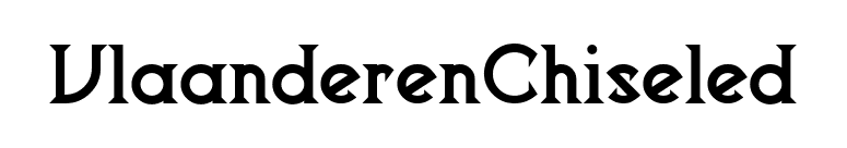 VlaanderenChiseled font preview