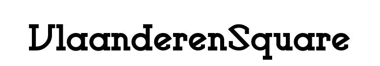 VlaanderenSquare font preview