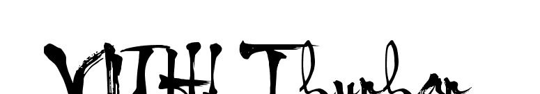 VNIHLThuphap font preview
