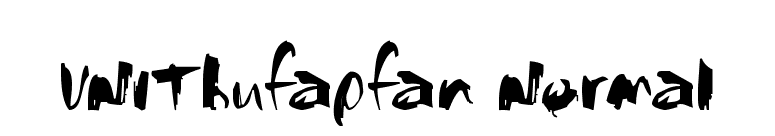VNIThufapfan Normal font preview
