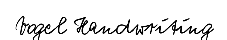 Vogel Handwriting font preview