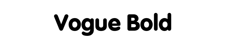 Vogue Bold font preview