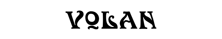 Volan font preview