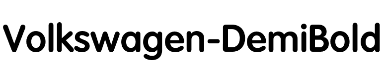 Volkswagen-DemiBold font preview