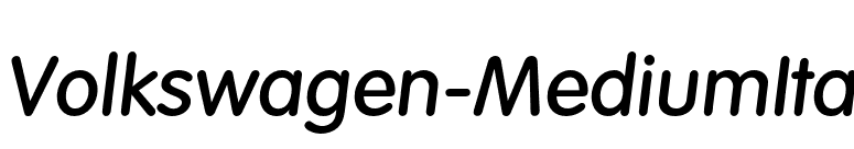 Volkswagen-MediumIta font preview