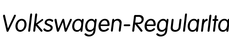 Volkswagen-RegularIta font preview