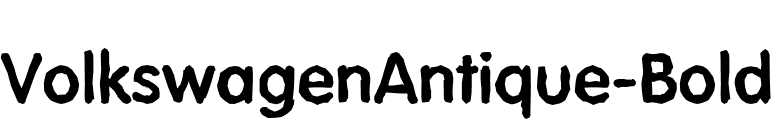 VolkswagenAntique-Bold font preview