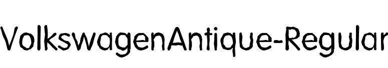 VolkswagenAntique-Regular font preview