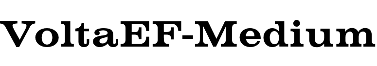 VoltaEF-Medium font preview