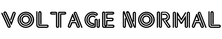 Voltage Normal font preview