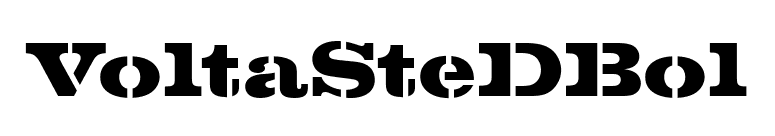 VoltaSteDBol font preview