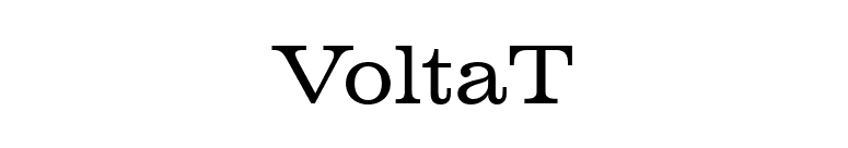 VoltaT font preview