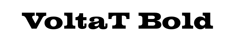 VoltaT Bold font preview