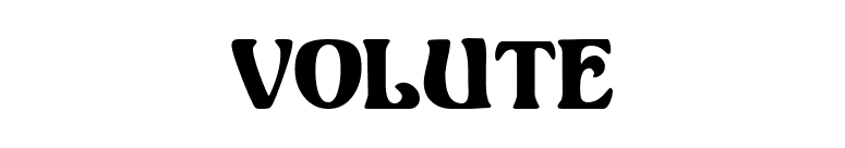 Volute font preview