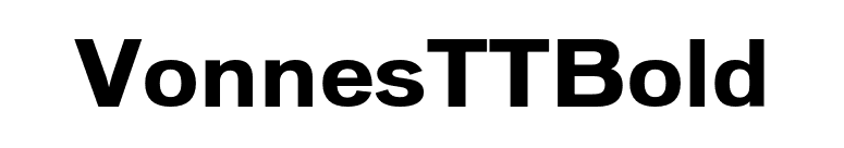 VonnesTTBold font preview