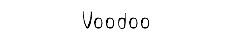Voodoo font preview