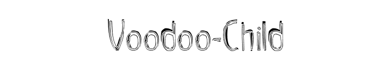 Voodoo-Child font preview