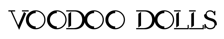 Voodoo Dolls font preview