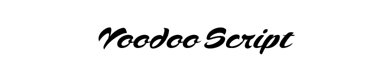 Voodoo Script font preview