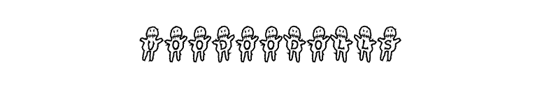 VoodooDolls font preview