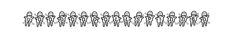 VoodooDollsPinned font preview
