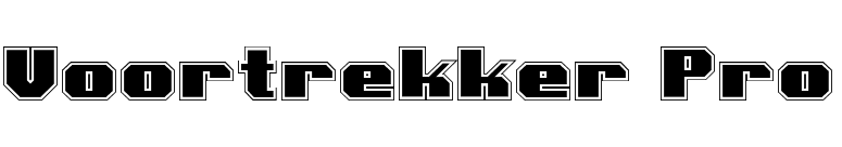 Voortrekker Pro font preview