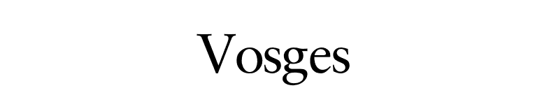Vosges font preview