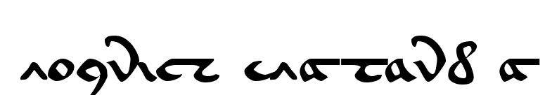 Voynich EVA Hand A font preview