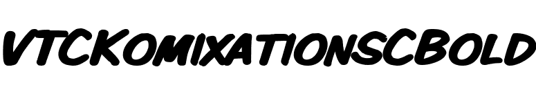 VTCKomixationSCBold font preview