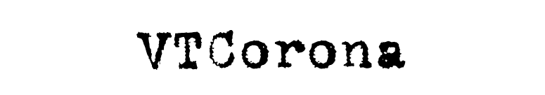 VTCorona font preview