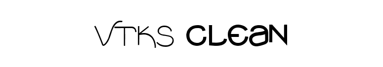 VTKS clean font preview