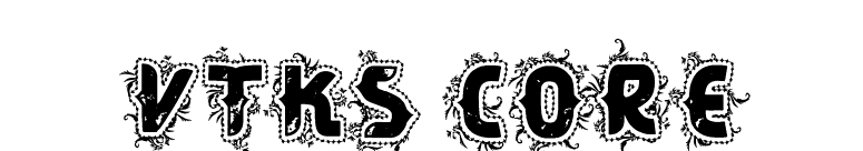 VTKS CORE font preview