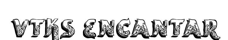 vtks encantar font preview
