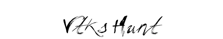 Vtks Hunt font preview