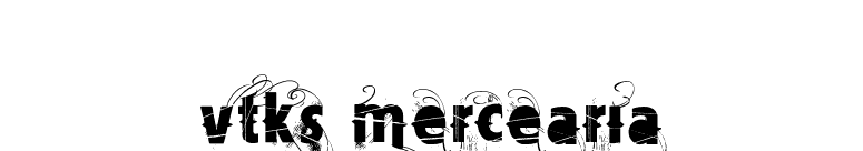 Vtks Mercearia font preview