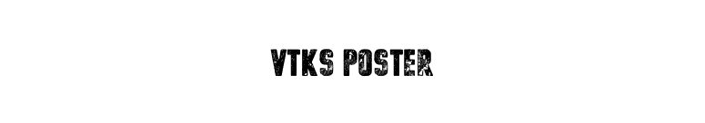 vtks poster font preview