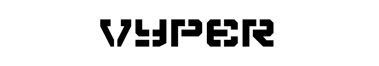 Vyper font preview