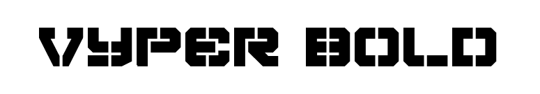 Vyper Bold font preview