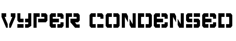 Vyper Condensed font preview