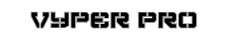 Vyper Pro font preview