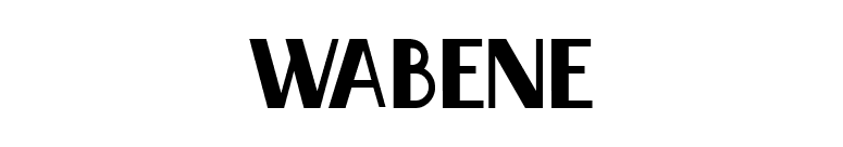 Wabene font preview