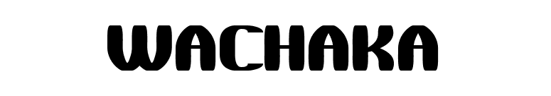 WaChaKa font preview