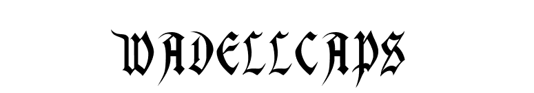 WadellCaps font preview