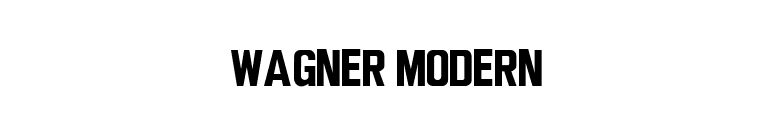Wagner Modern font preview