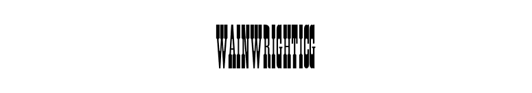 WainwrightICG font preview