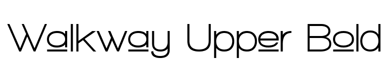 Walkway Upper Bold font preview